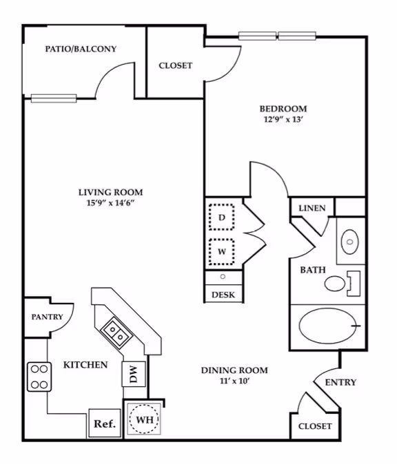 Unit 8307 floor plan
